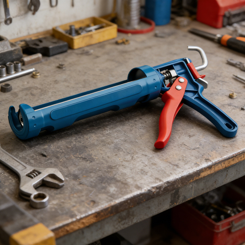 Woodworking Glue Applicator - 9インチ360 ° 回転式多機能手動コーキングガン シリコンシーラントガン ドア、窓、家庭用日常ハンドツール