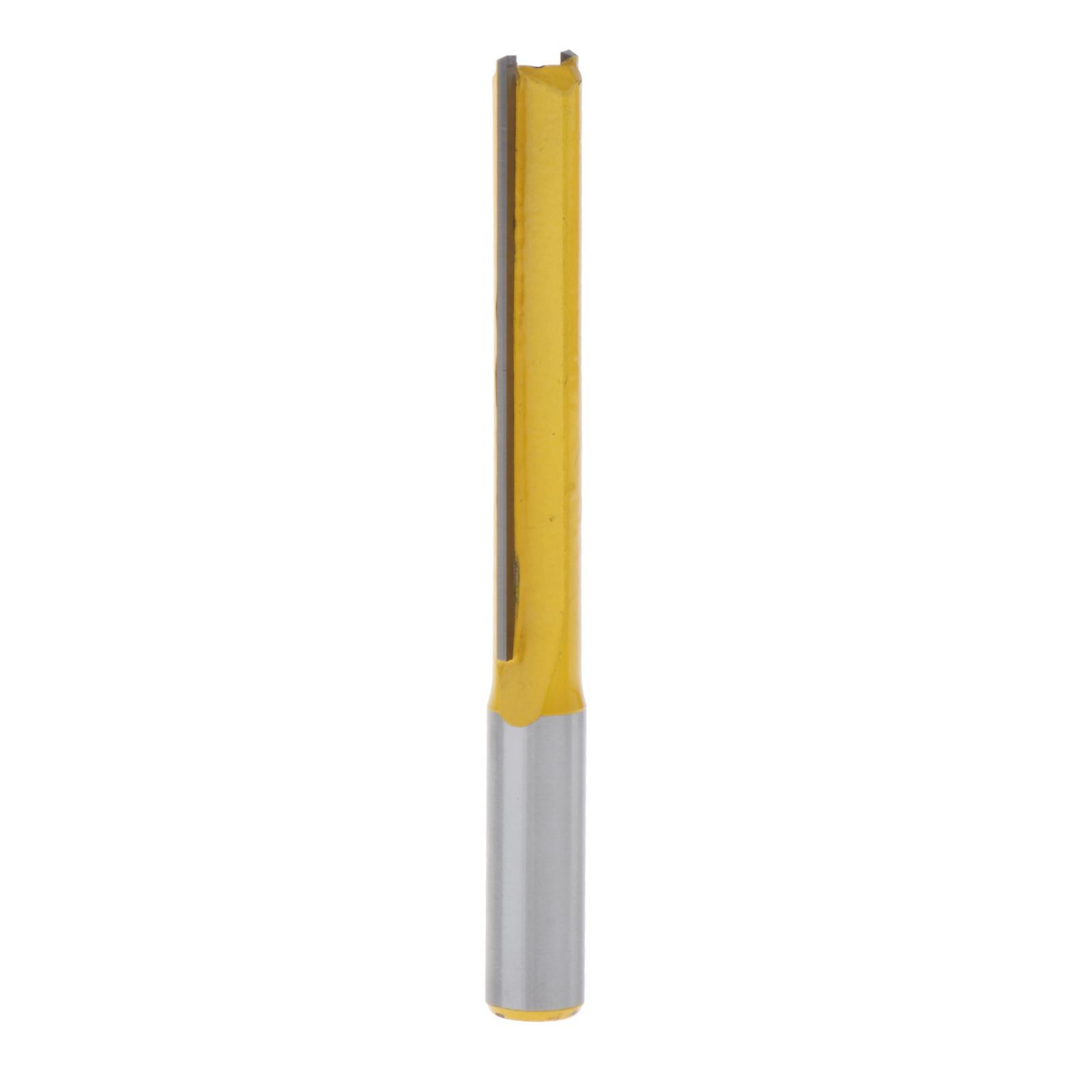 Router Bits For Woodworking - 直径1/2インチ×高さ3インチのストレートルータービット - 1/2インチシャンク木工ツール