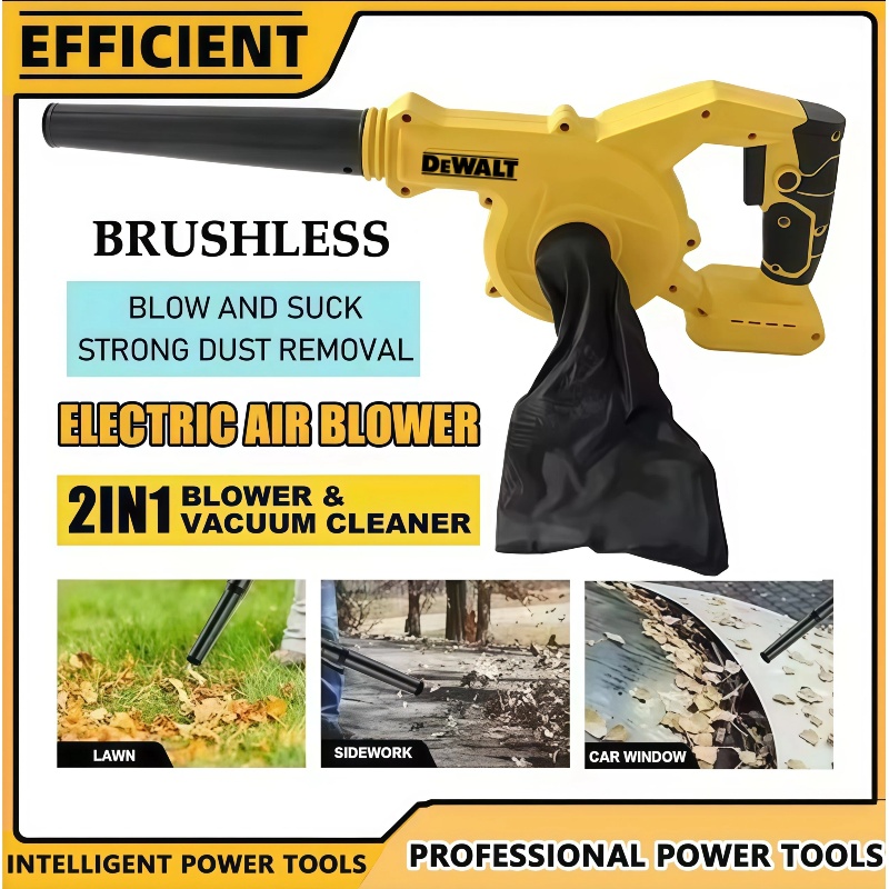Vacuum Cleaner Woodworking - DeWalt デウォルト 18V / 20V バッテリーコレクターリーフダスター多用途ワイヤレスエアブロワー掃除機電動ダストツール