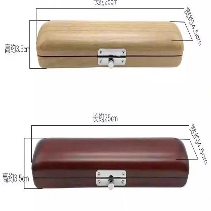 Woodworking Joint - 木製フルートヘッドジョイントケース木製収納ボックス溝マウスピースアクセサリー