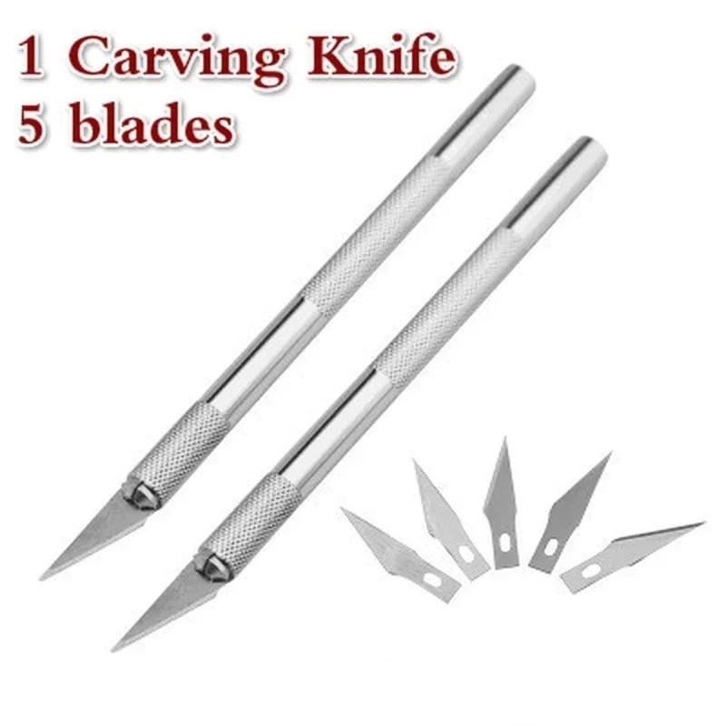 Card Scraper Steel - 紙彫刻工芸陶器粘土彫刻セラミックツールスクラップブッキングナイフカード作成精密切断家庭用ツール
