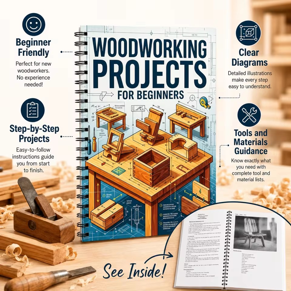 Woodworking Ideas For Beginners - 初心者向け簡単木工プラン DIYホームクラフトプロジェクト シンプルな木工アイデアガイド 初心者向けチュートリアル