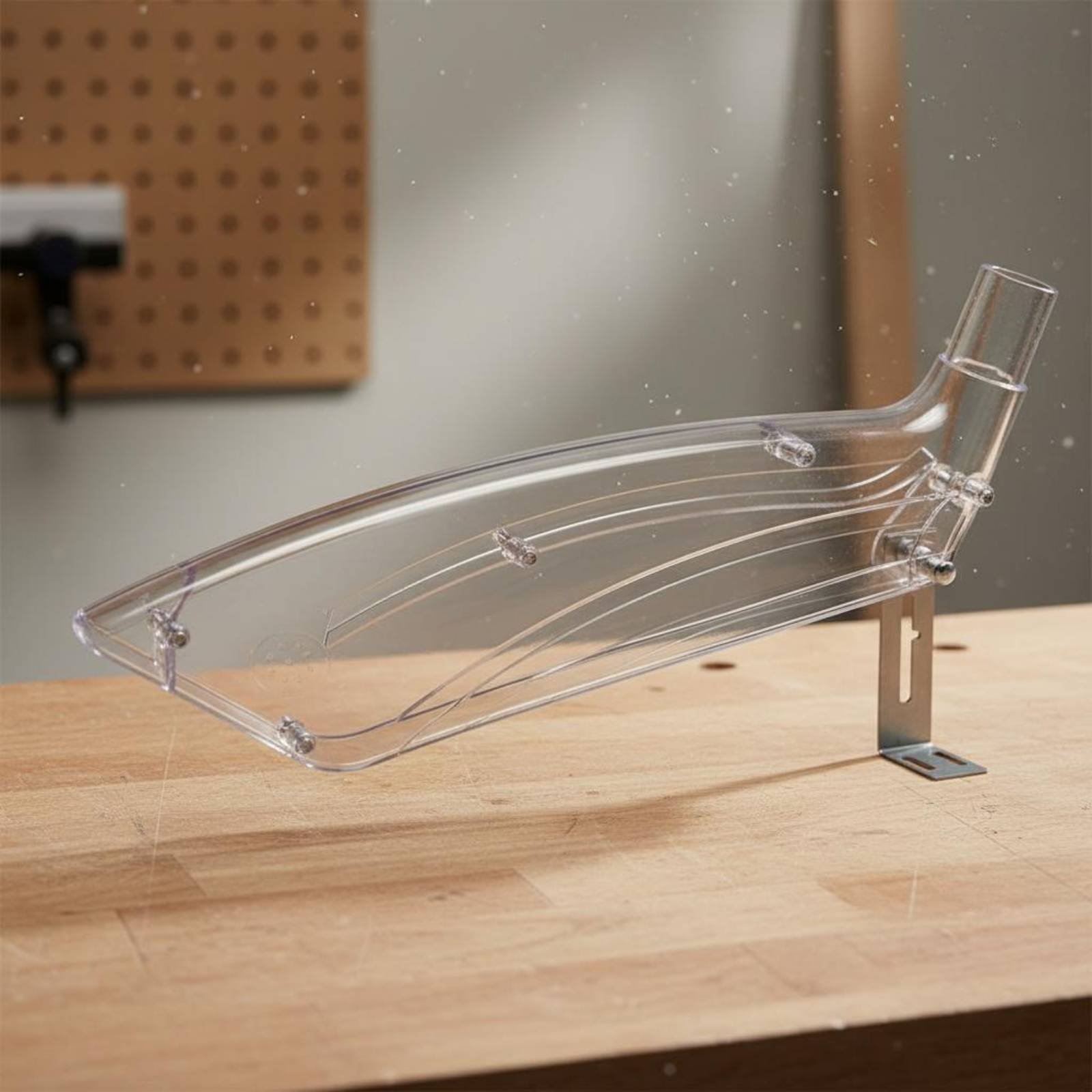 Vacuum Cleaner Woodworking - 透明な鋸刃ガード 簡単に取り付けられる透明なテーブルソーカバー 木工工場、作業場用