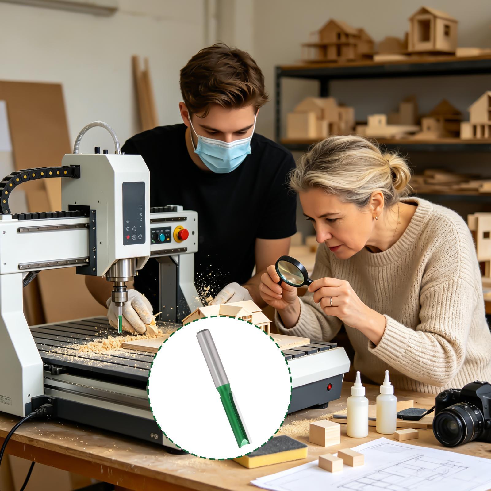 ストレートルータービット 0.3 インチシャンク径彫刻ツール - Router Bits For Woodworking のレビューと価格