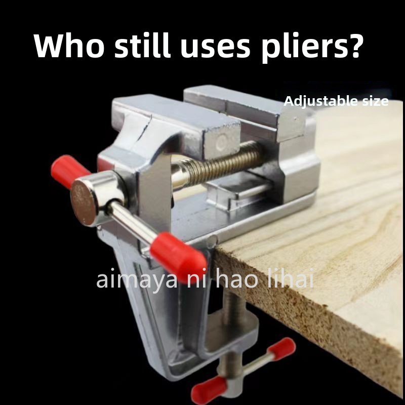ミニバイス多機能家庭用バイスワークベンチデスクトップフラット - Woodworking Vise For Workbench のレビューと価格