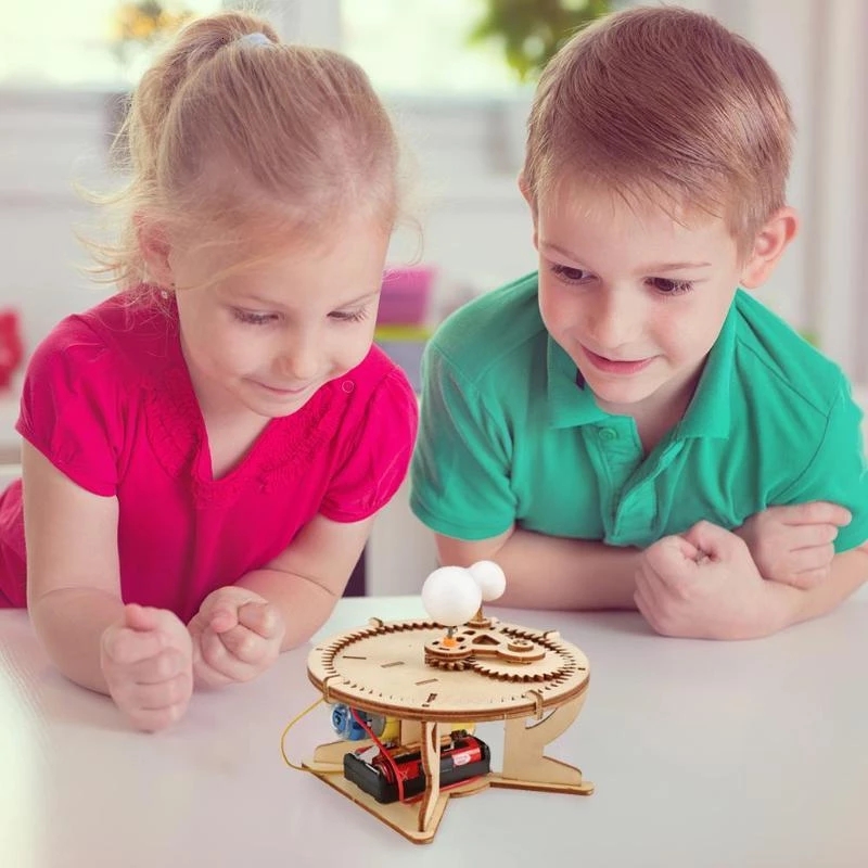 太陽系天文学太陽地球月惑星モデル DIY 木製パズル機械キッ - Woodworking Kits For Kids のレビューと価格