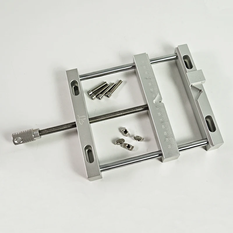 新しいLY CNC平行ジョーバイスプレーンバイスQGGアルミ - Woodworking Vise For Workbench のレビューと価格