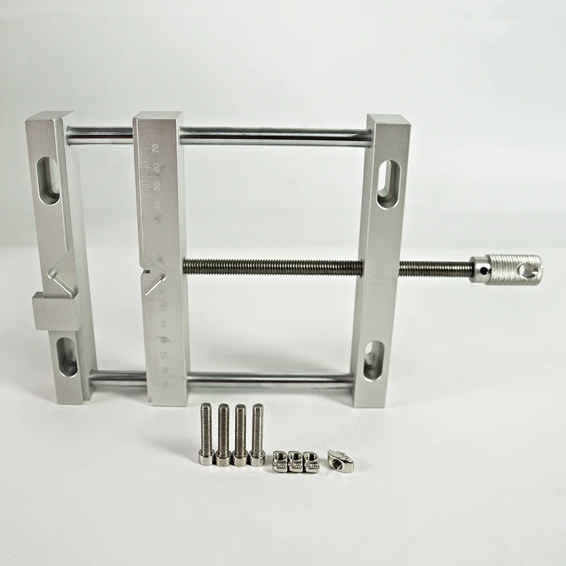新しいLY CNC平行ジョーバイスプレーンバイスQGGアルミ - Woodworking Vise For Workbench のレビューと価格