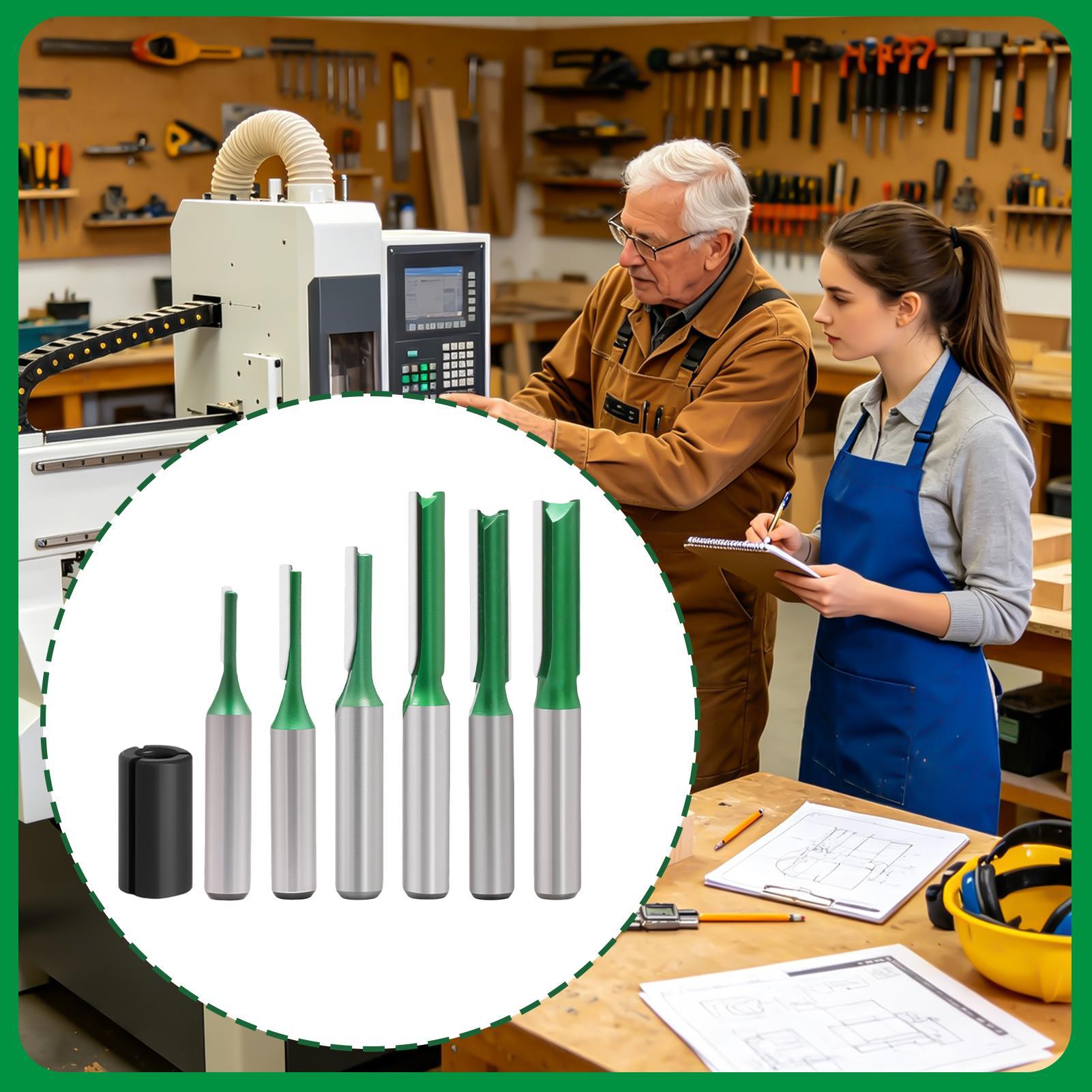 ストレートルータービット 0.3 インチシャンク径フライス工 - Router Bits For Woodworking のレビューと価格