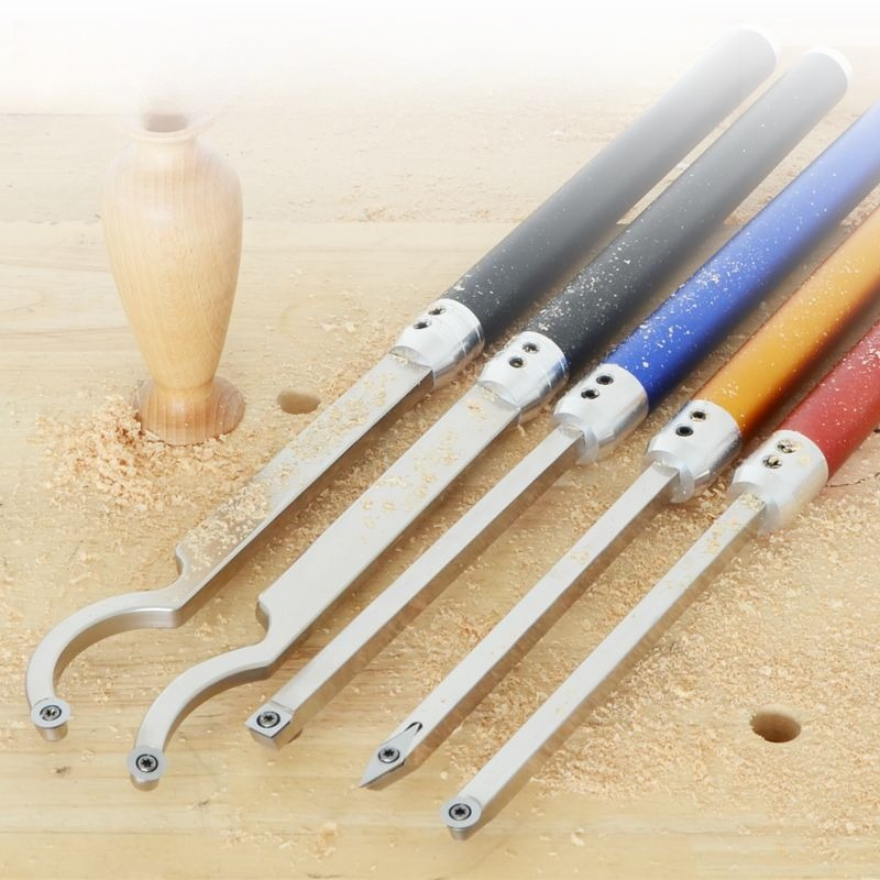 木工旋盤用ツール、中空彫刻刀、掘削刀、シミターナイフ、角柄木 - Woodworking Knife のレビューと価格