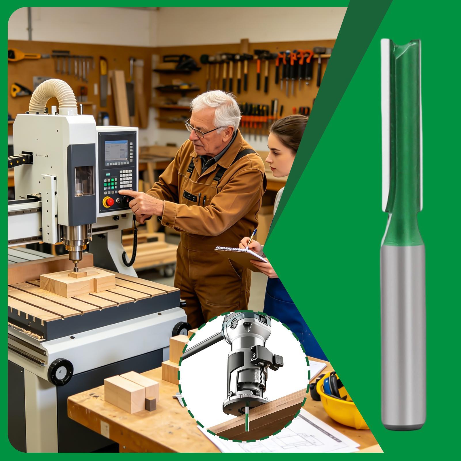 木工用ストレートルータービット 0.3インチシャンク径 彫刻 - Router Bits For Woodworking のレビューと価格