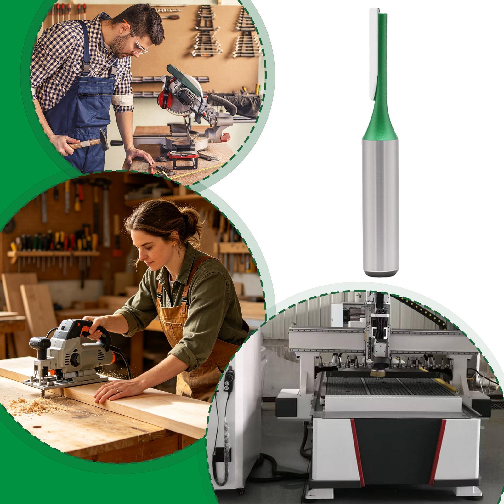 木工用ストレートルータービット 0.3インチシャンク径 彫刻 - Router Bits For Woodworking のレビューと価格