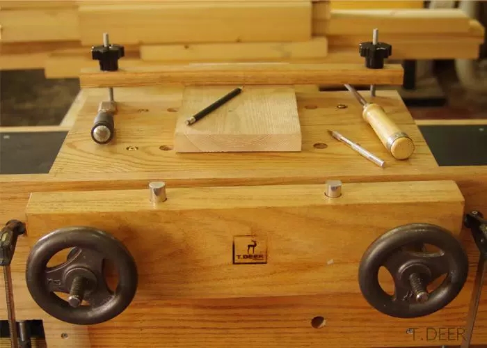 木工作業台,デュアルホイールキャスト,鉄製ホイールセットハー - Woodworking Vise For Workbench のレビューと価格