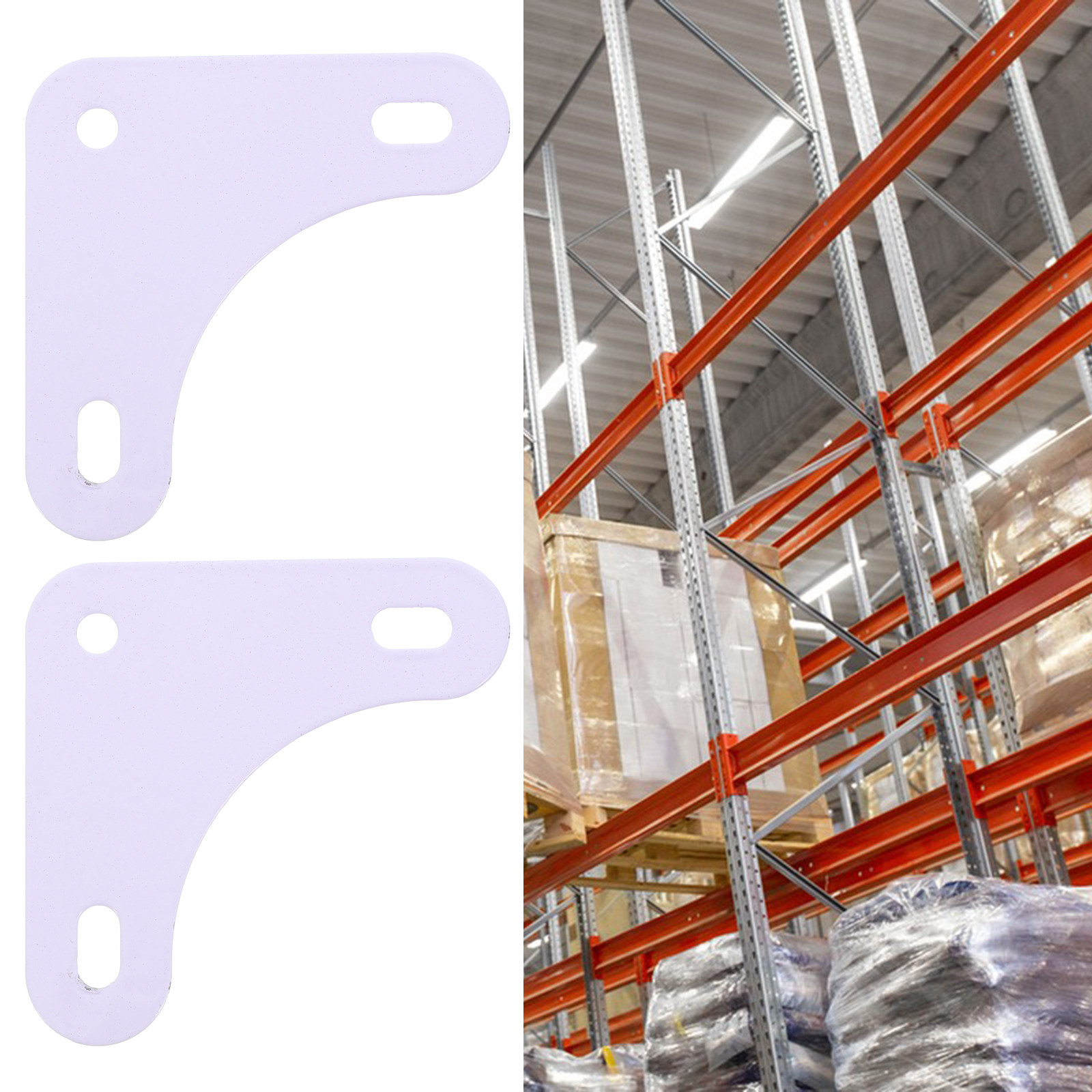8個入り高耐久コーナーブレース、アングルスチール製ホワイトL - Woodworking Warehouse のレビューと価格