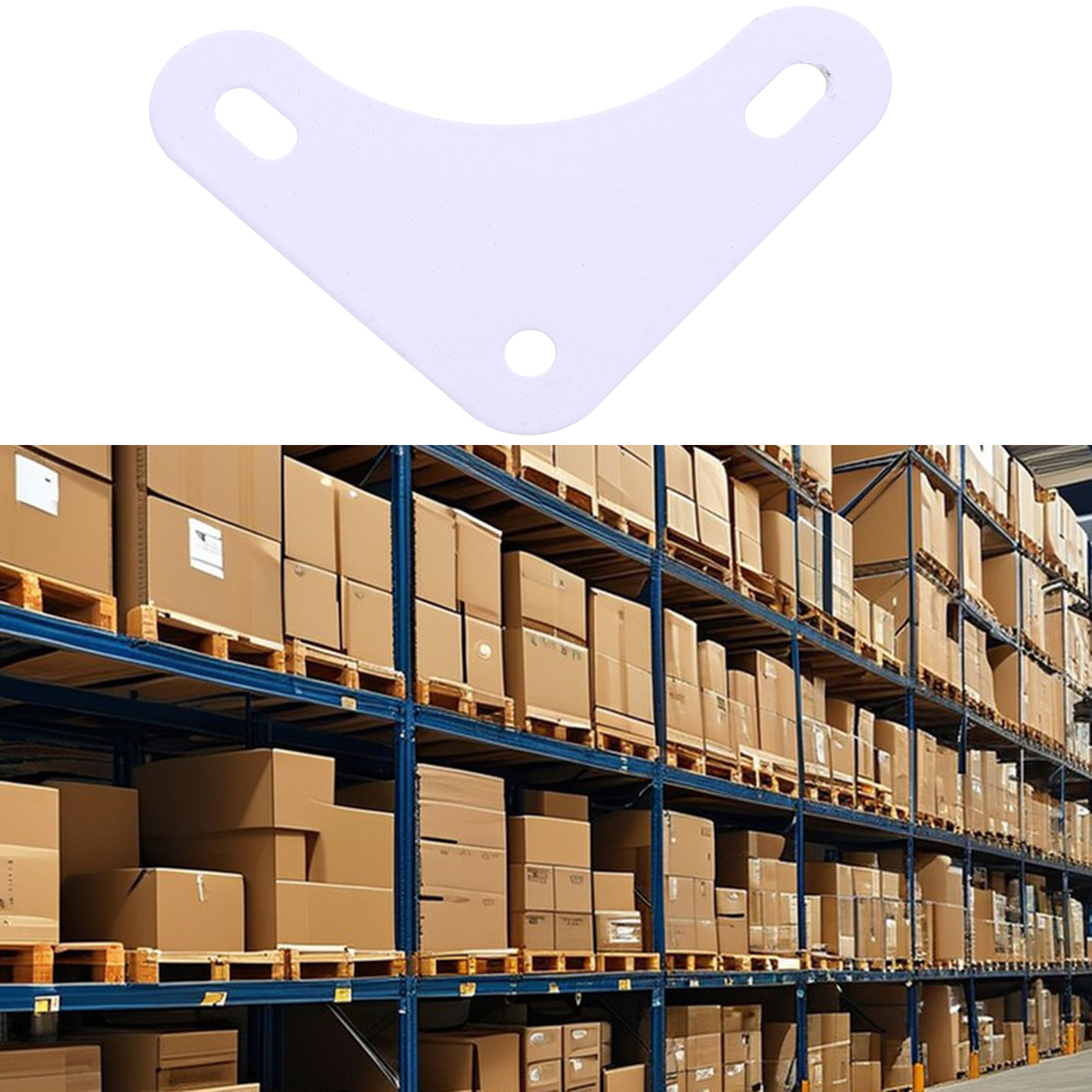 8個入り高耐久コーナーブレース、アングルスチール製ホワイトL - Woodworking Warehouse のレビューと価格