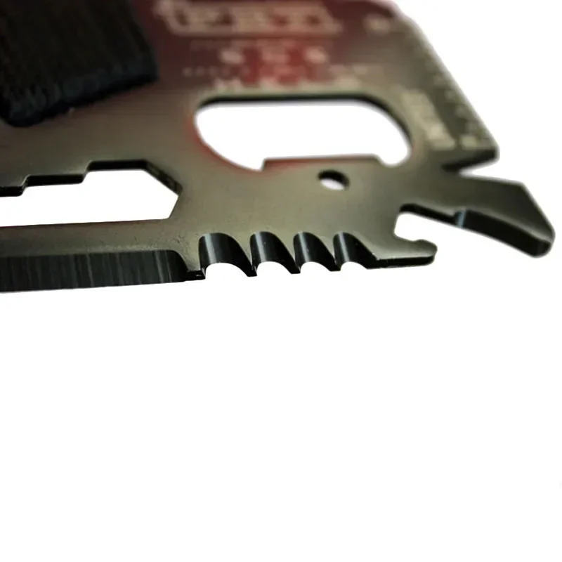 14 in 1多機能ステンレス鋼キャンプ救命ツールカード ア - Card Scraper Steel のレビューと価格