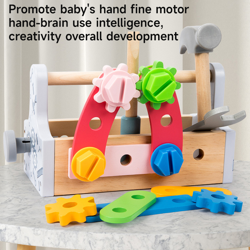 子供用ツールボックス木製おもちゃDIYネジ修理キットおもちゃ - Woodworking Kits For Kids のレビューと価格
