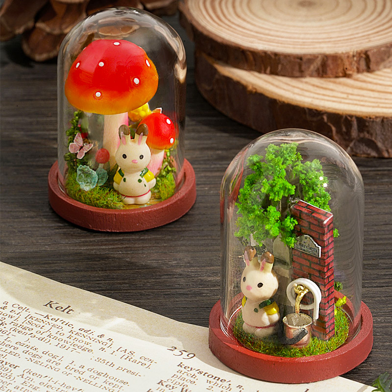 キュートビーDIYドールハウス木製ドールハウスミニチュア家具 - Woodworking Kits For Kids のレビューと価格