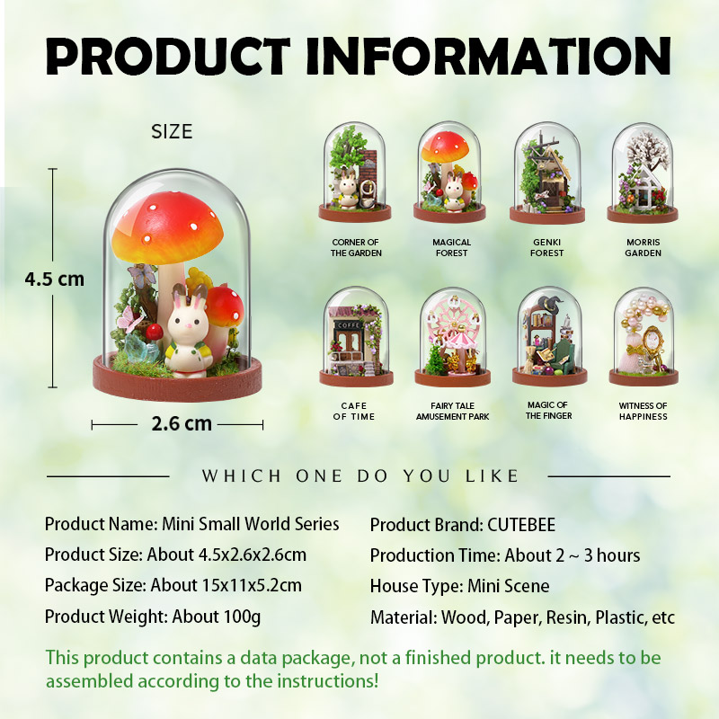 キュートビーDIYドールハウス木製ドールハウスミニチュア家具 - Woodworking Kits For Kids のレビューと価格