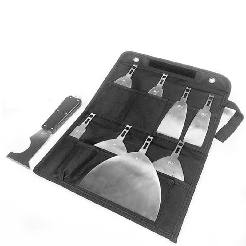 交換可能なヘッド付き多機能カード型ステンレスパテナイフ、クリ - Card Scraper Steel のレビューと価格