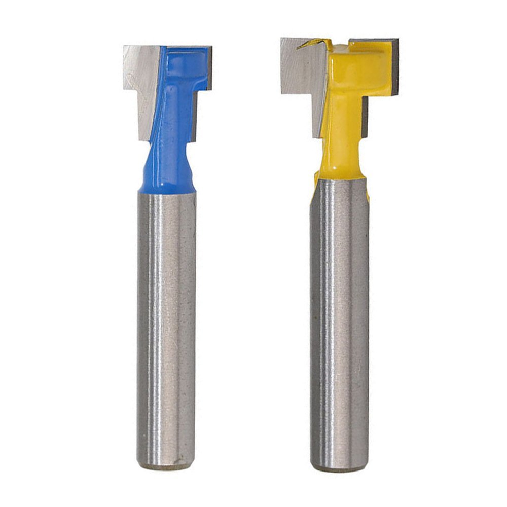 A11I 1/4インチシャンクTスロットカッタールータービッ - Router Bits For Woodworking のレビューと価格