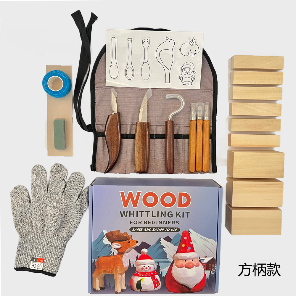 彫刻ナイフギフトボックスセット 21ピース 木工彫刻ナイフセ - Woodworking Knife のレビューと価格