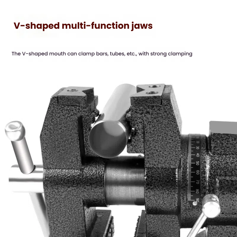 5インチ多機能ベンチバイス360 °   回転式ワークベンチ - Woodworking Vise For Workbench のレビューと価格