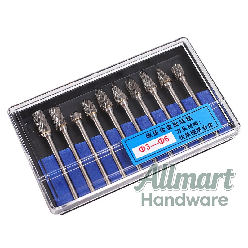 10個入り木工用超硬ロータリーバーセット、木工用ルータービッ - Router Bits For Woodworking のレビューと価格