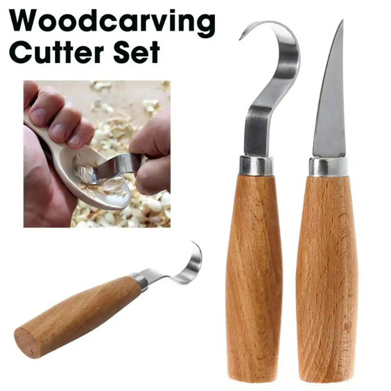 木彫りナイフ チゼルフックナイフ 彫刻ツール 人間工学に基づ - Woodworking Knife のレビューと価格