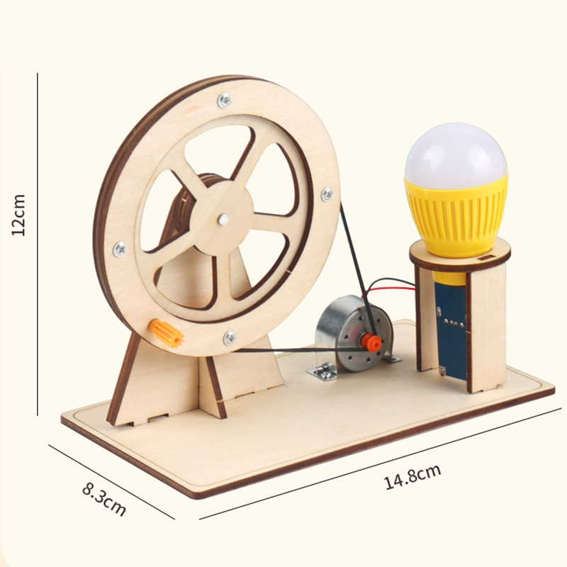 木製ハンドジェネレーター子供の科学おもちゃ面白い STEM  - Woodworking Kits For Kids のレビューと価格