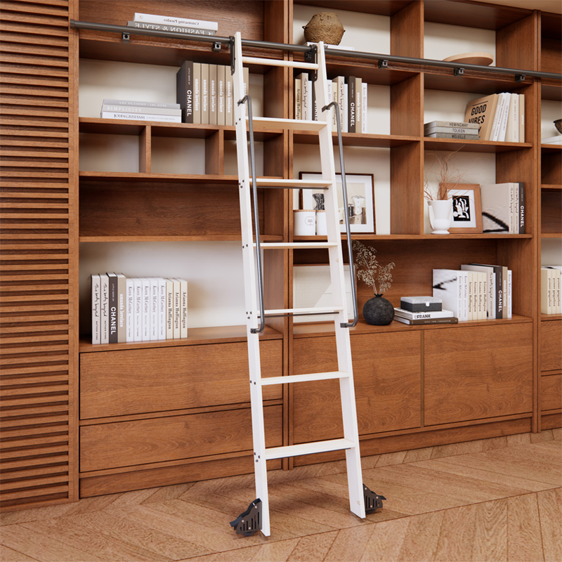 ローリングライブラリラダーハードウェア 10FT(300cm - Woodworking Lofts のレビューと価格