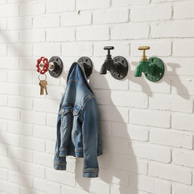 ロフトキャビネット用取っ手 ブラックメタル レトロアメリカン - Woodworking Lofts のレビューと価格