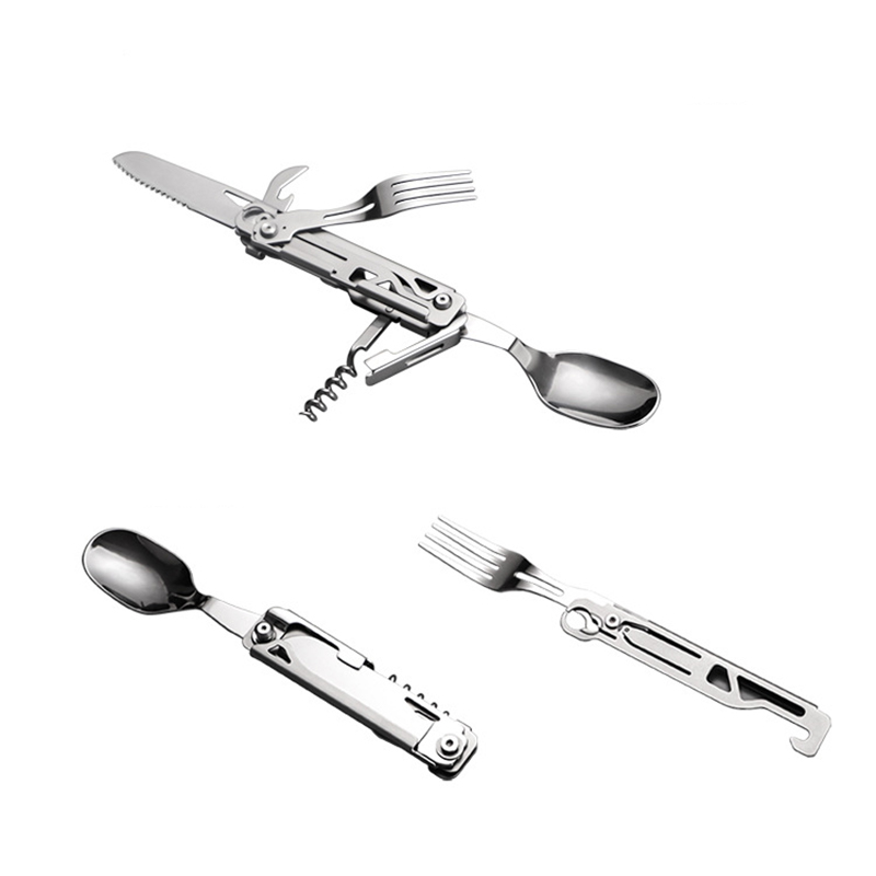 多機能食器ポータブルステンレス鋼ロープナイフカード屋外サバイ - Card Scraper Steel のレビューと価格