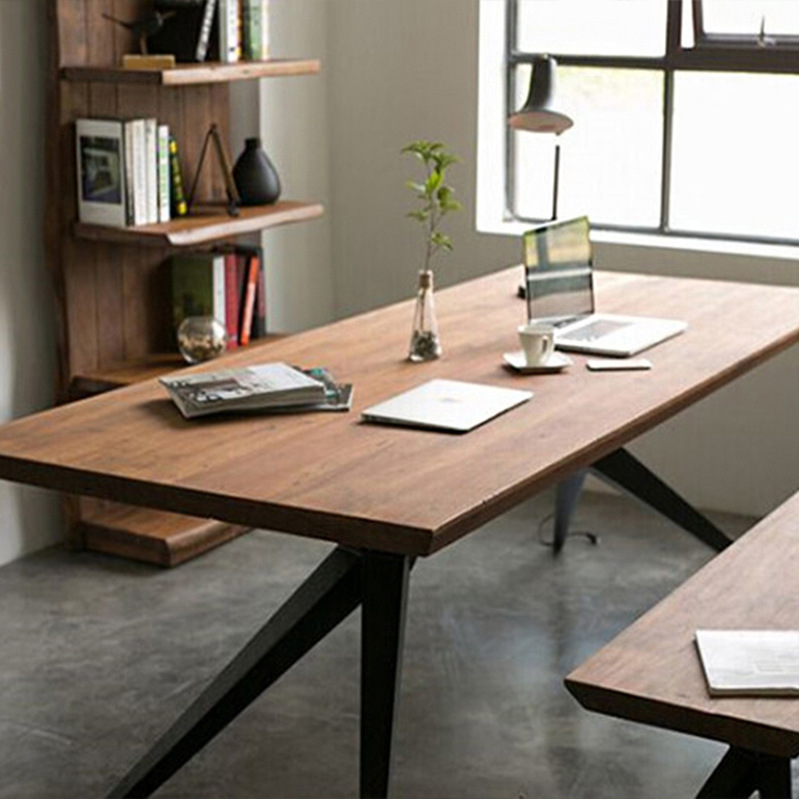 工場直販 2026年北欧風無垢材デスク錬鉄ロフトストリップテ - Woodworking Lofts のレビューと価格