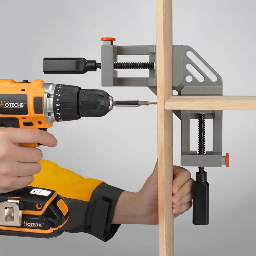 木工および木工用のアルミニウム合金クランプ,90度溶接クラン - Woodworking Vise For Workbench のレビューと価格