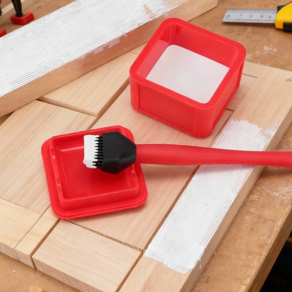 シリコン製グルーブラシ、密閉可能な蓋付き、清掃が簡単な木工用 - Woodworking Glue Applicator のレビューと価格