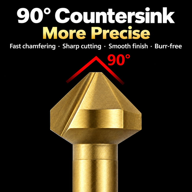 6個入り 3枚刃 チタンコーティング 90度面取りカッターセ - Router Bits For Woodworking のレビューと価格