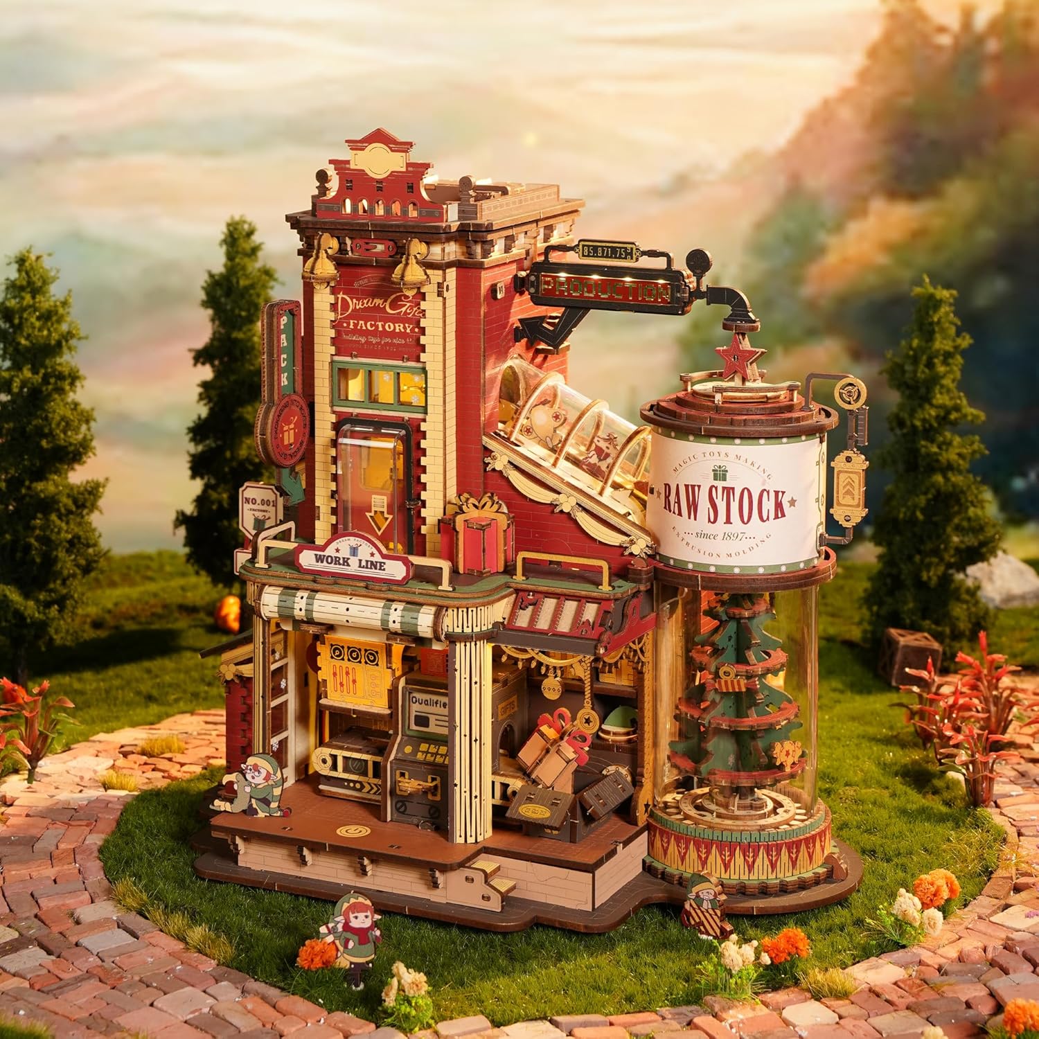 ROKRドリームギフトファクトリー木製3DパズルDIYミニド - Woodworking Kits For Kids のレビューと価格
