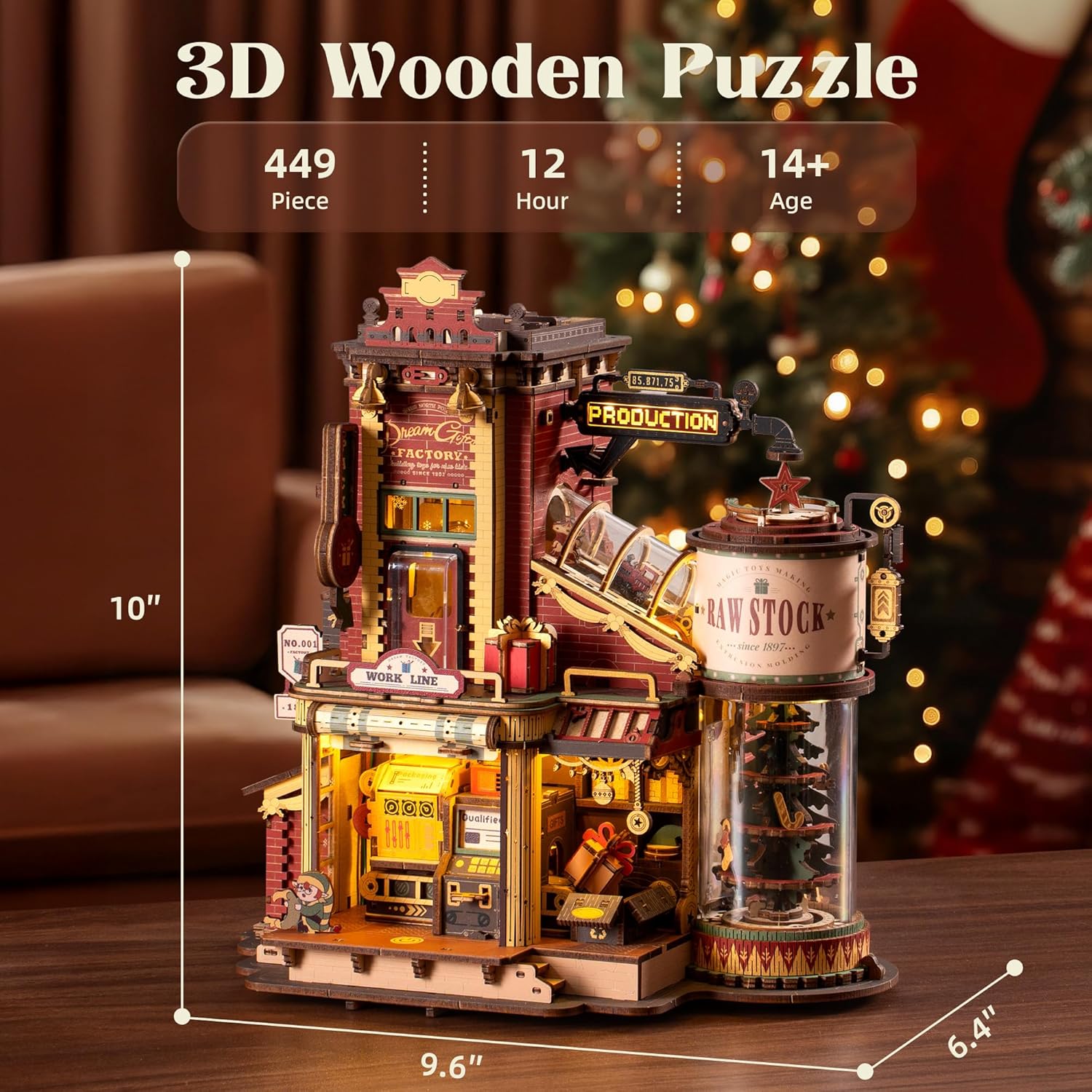 ROKRドリームギフトファクトリー木製3DパズルDIYミニド - Woodworking Kits For Kids のレビューと価格
