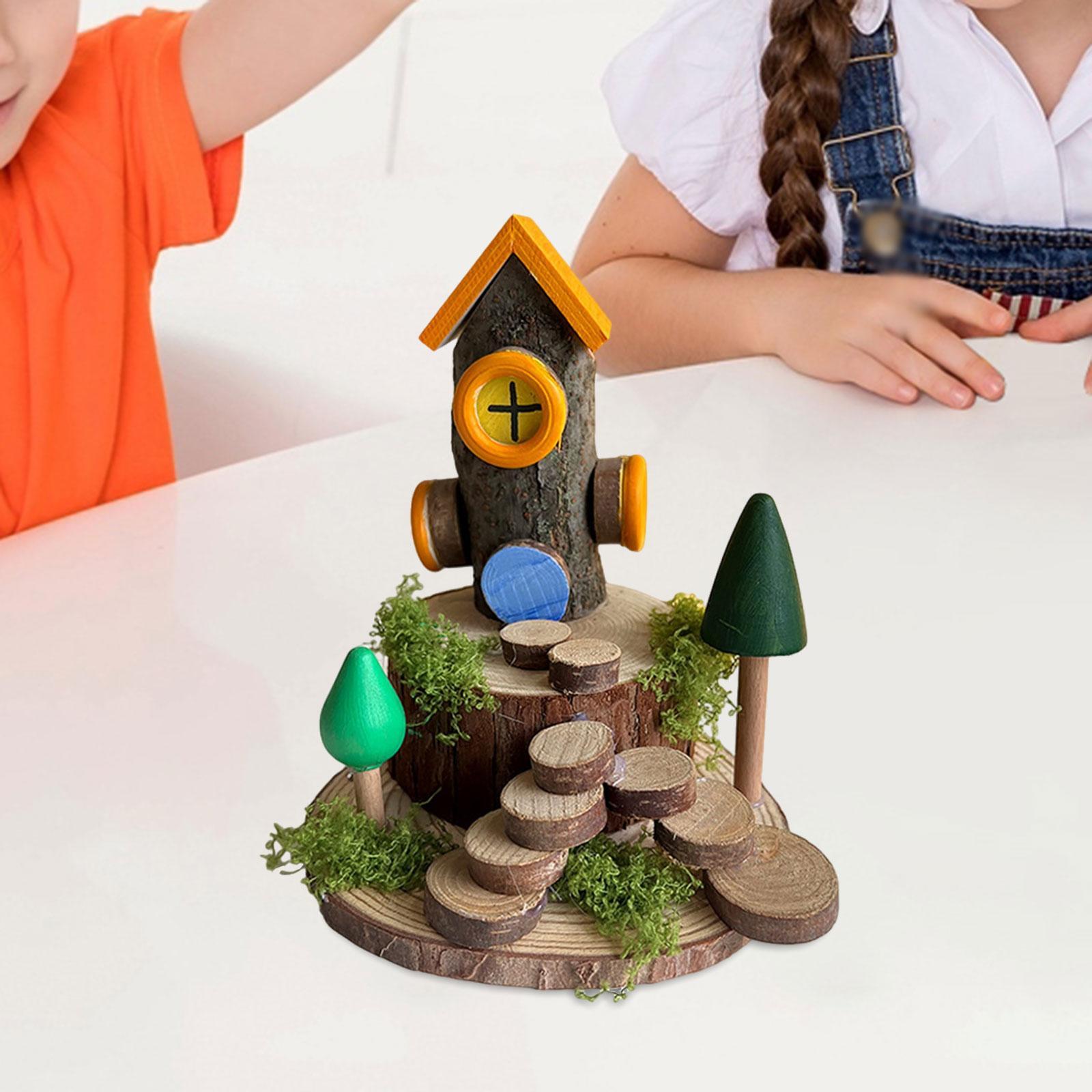 子供向け木製工作キット、木造住宅組み立てセット、枝を使ったア - Woodworking Kits For Kids のレビューと価格