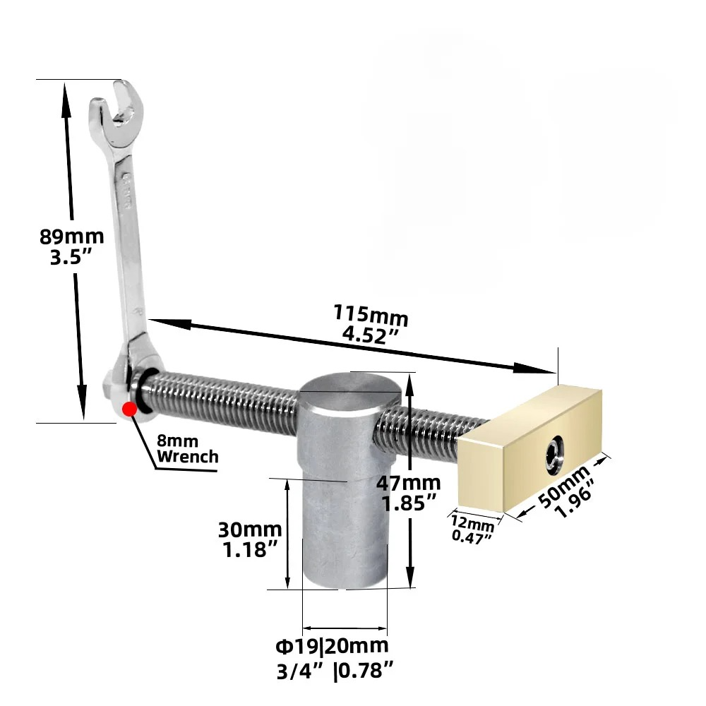 木工デスクトップクリップ高速固定クリップクランプ真鍮治具万力 - Woodworking Vise For Workbench のレビューと価格