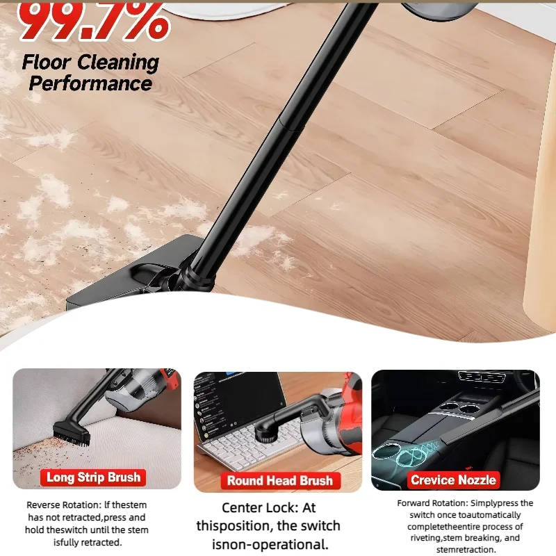 コードレスハンドヘルド掃除機 ポータブル車載フロアクリーナー - Vacuum Cleaner Woodworking のレビューと価格