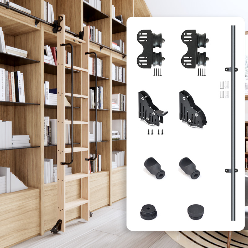ローリングライブラリラダーハードウェア 10フィート (30 - Woodworking Lofts のレビューと価格